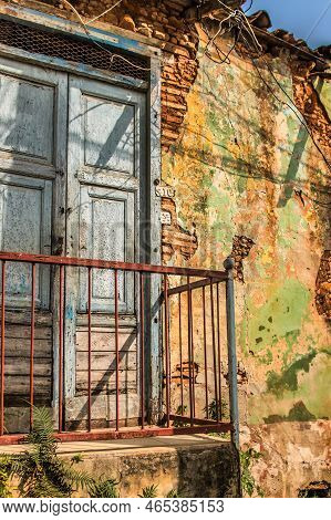 Trinidad, Cuba - July 15 2018 :a Former Spanish Colonial Town Still In The 18th Century With Cobble 