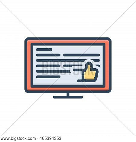 Color Illustration Icon For Absolutely Perfectly Completely Definitely Precisely Exactly Certainly S