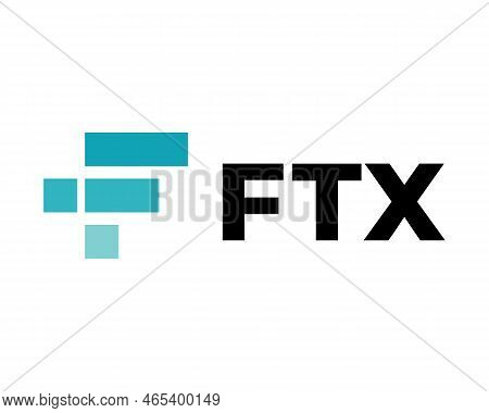 Ftx Token - The Collapse Of The Crypto Exchange. Ftt Symbol Cryptocurrency Logo With Text. Coin Icon