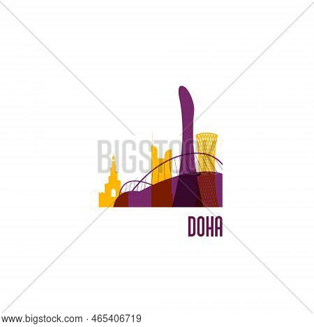 Doha City Emblem. Vector & Photo (Free Trial) | Bigstock
