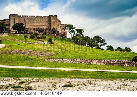 Sohail Castle In Fuengirola, Malaga Spain. Tourist Attraction, Place To Visit. Holidays On Costa Del