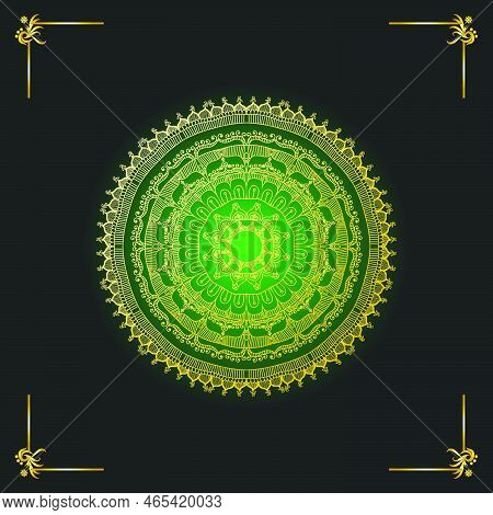 Mandala Art Design In Circle. Simple Mandala Design Floral Mandala Art Beautiful Mandala Artwork