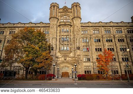 Ottawa, Ontario - October 22, 2022: Connaught Building Is A National Historic Site Built In 1913 Wit