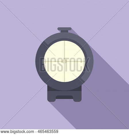Sight Icon Flat Vector. Rifle Gun. Military Weapon