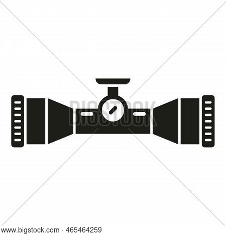 View Sight Icon Simple Vector. Rifle Scope. Water Circle
