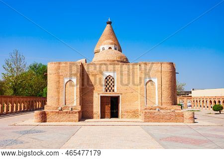 Chashma Ayub Mausoleum Is Located Near The Samanid Mausoleum In Bukhara, Uzbekistan