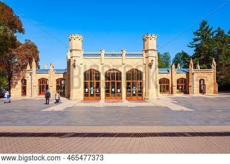 Narzan Or Narzannaya Gallery Is A Historic Building At The Kurortny Boulevard In Kislovodsk Spa City