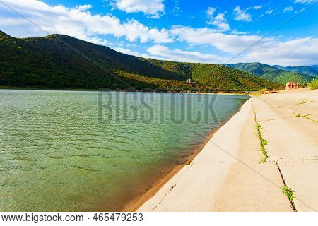 Beauty Lake In Kakheti. Kakheti Is A Region In Eastern Georgia With Telavi As Its Capital.