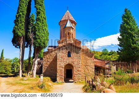 Ikalto Monastery Complex In Kakheti. Kakheti Is A Region In Eastern Georgia With Telavi As Its Capit