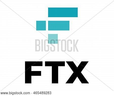 Ftx Token - The Collapse Of The Crypto Exchange. Ftt Symbol Cryptocurrency Logo With Text. Coin Icon
