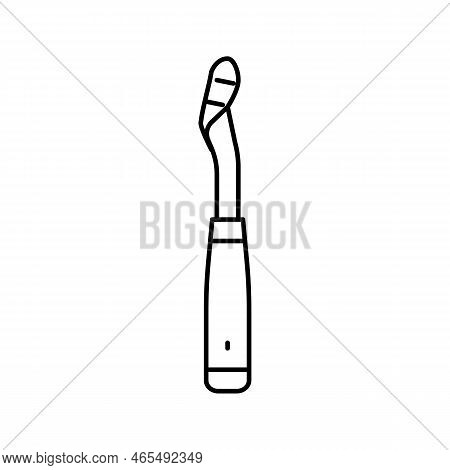 Corer Tool Pepper Line Icon Vector. Corer Tool Pepper Sign. Isolated Contour Symbol Black Illustrati