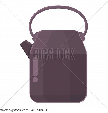 Camp Kettle Icon Cartoon Vector. Water Teapot. Metal Pot