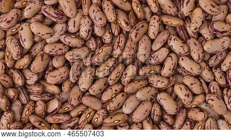 Pinto Beans. Lots Of Pinto Beans Close Up.