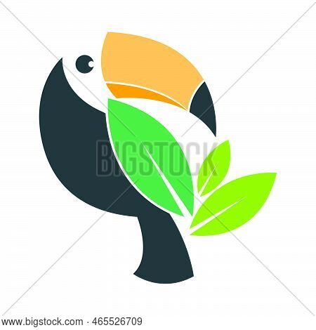 Toco Toucan Logo Icon Design Illustration