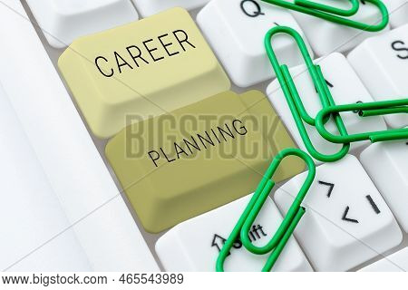 Conceptual Display Career Planning. Word Written On Stepwise Planning Of One S Is Possible Professio