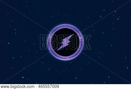 The Electroneum-etn Virtual Currency Logo. 3d Drawings. Coin Logo