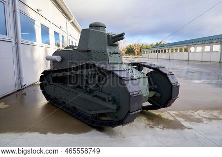 Kubinka, Moscow Region, Russia - November 13, 2022: French Light Tank Renault Ft. Museum Of Tanks An