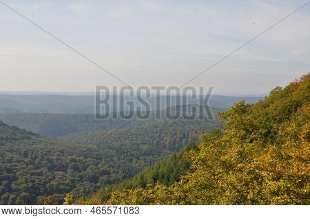Pfaelzer Wald Palatinate Forest Summer Hills Beauty Background