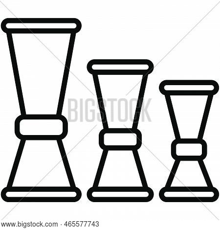 Jigger Icon, Coffee Shop Related Vector Illustration