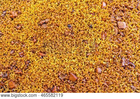 Seafood Paella. Arroz A Banda Is A Traditional Spanish Food
