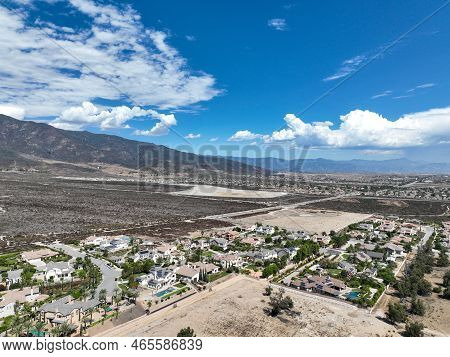 Aerial View Of Rancho Cucamonga, Located South Of The Foothills Of The San Gabriel Mountains And Ang