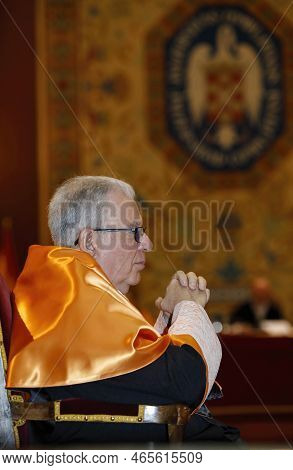 Madrid, Spain, 10,20,2022: Portrait Of Argentine University Professor Alberto Edgardo Barbieri, Rect
