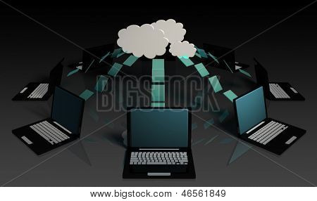 Il Cloud Computing di grandi quantità di dati distribuiti elaborazione 3D
