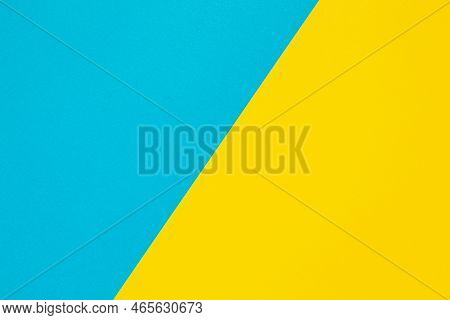 Blue And Yellow Pastel Paper Color For Background - Ukrainian Flag Colour