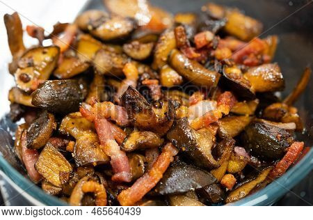 Pan Roasted Steak With Fresh Wild Mushrooms