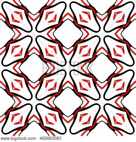 Abstract Geometric Pattern With Crossing Thin Straight Lines. Stylish Texture In Black Color.seamles