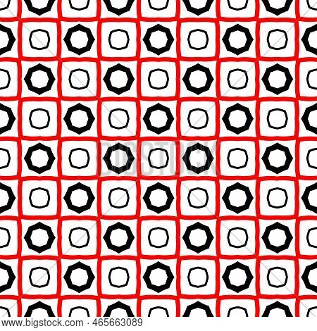 Abstract Geometric Pattern With Crossing Thin Straight Lines. Stylish Texture In Black Color.seamles