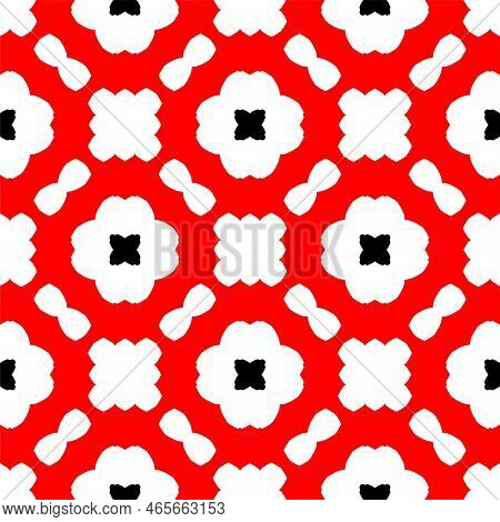 Abstract Geometric Pattern With Crossing Thin Straight Lines. Stylish Texture In Black Color.seamles