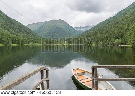 Landscape Nature And Lake Etrachsee In Austria