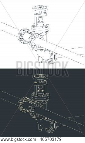Control Valve And Pipes
