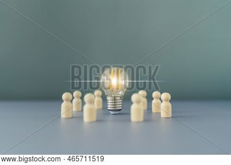Success Business Team Working Idea Or Teamwork Thinking Together. Creative People Or Businessperson 