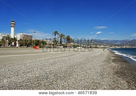 ประภาคารและหาด Stoney ที่ทอร์เรคา Del Mar