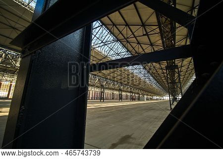 Bucharest, Romania - November 09, 2022: The Newly Renovated Laminor Hall, Historical Monument, Built