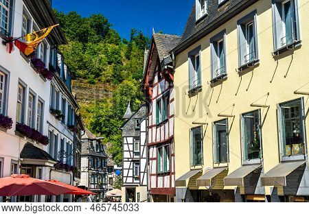 Traditional Architecture Of Monschau In North Rhine-westphalia, Germany