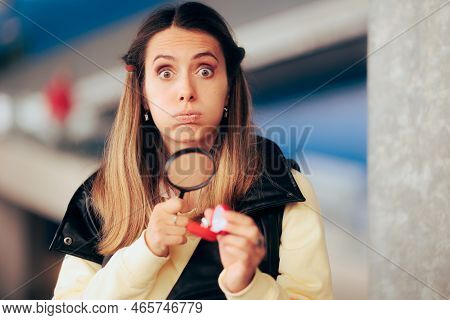Unhappy Girlfriend Disappointed By Her Engagement Ring