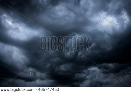 Dark Clouds - Big Storm Cloudspace Background