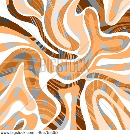 New Skin Interpretation Abstract Natural Color Leopard, Jaguar Skin Pattern Chaotic Irregular Mosaic