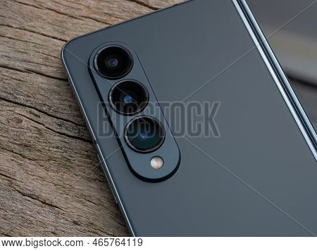 Galati, Romania - November, 17 2022: Samsung Launches Galaxy Z Fold4, The Forth Generation Of A Fold