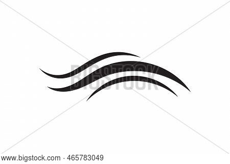 Sea Icon Wave Illustration Vector Design. Ocean Logo Graphic Element. Aqua Symbol.
