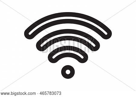 Wi Fi Symbol Signal Connection. Vector Wireless Internet Technology Sign. Wifi Network Communication