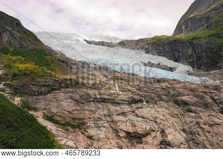 The Bøyabreen Glacier In Fjærland, Is One Of The Branches Of The Jostedalsbreen Glacier. Jostedalsbr