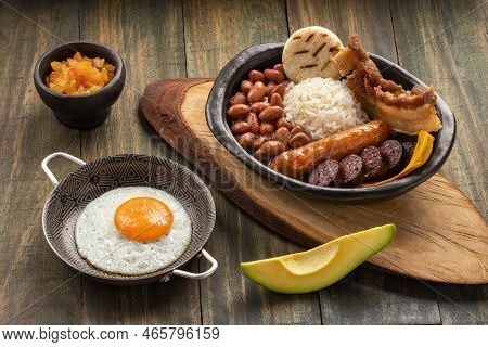 Bandeja Paisa, Typical Colombian Main Dish - Gastronomy Of Antioquia