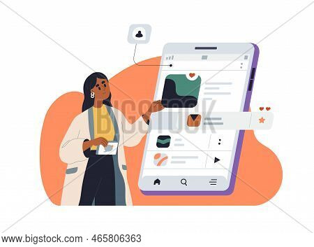 Ux Ui Designer Creating Mobile Application Interface. Developer Building Digital App Design On Phone