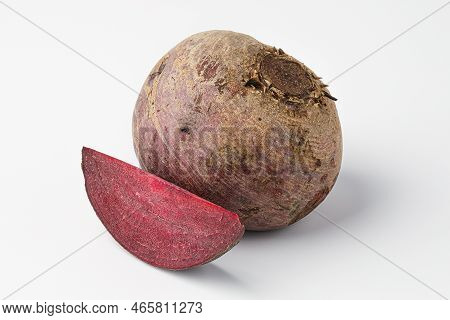beet, beta vulgaris isolated on white background
