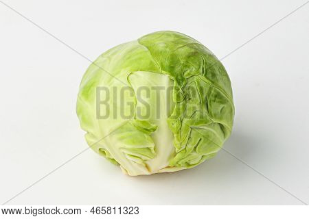 cabbage, mini cabbage, small cabbage, baby cabbage isolated on white background