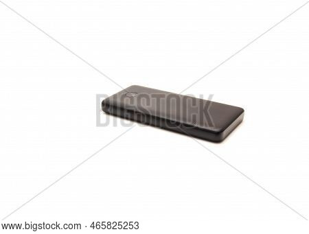 Compact Power Bank Isolated On White Background
